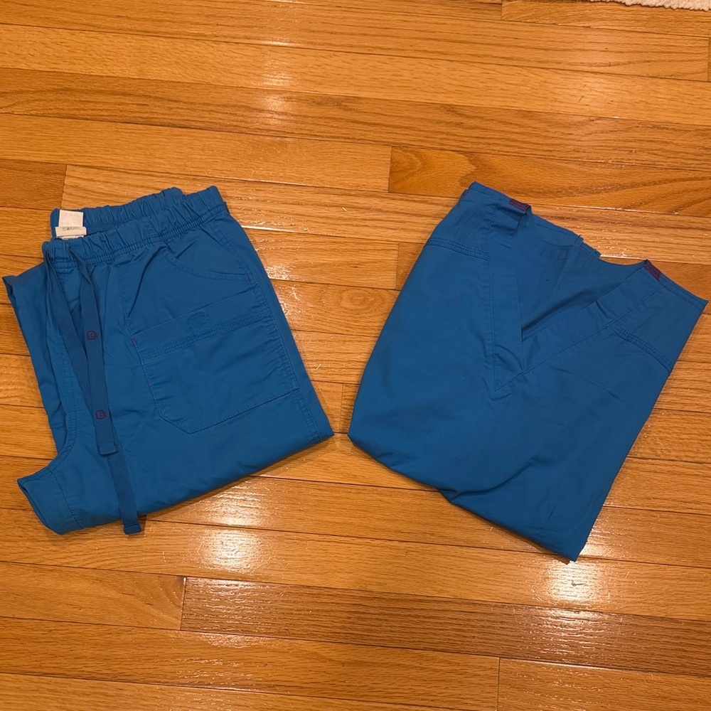 WonderWink Blue Scrub Set